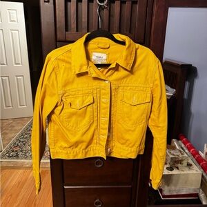 Yellow Denim Jacket